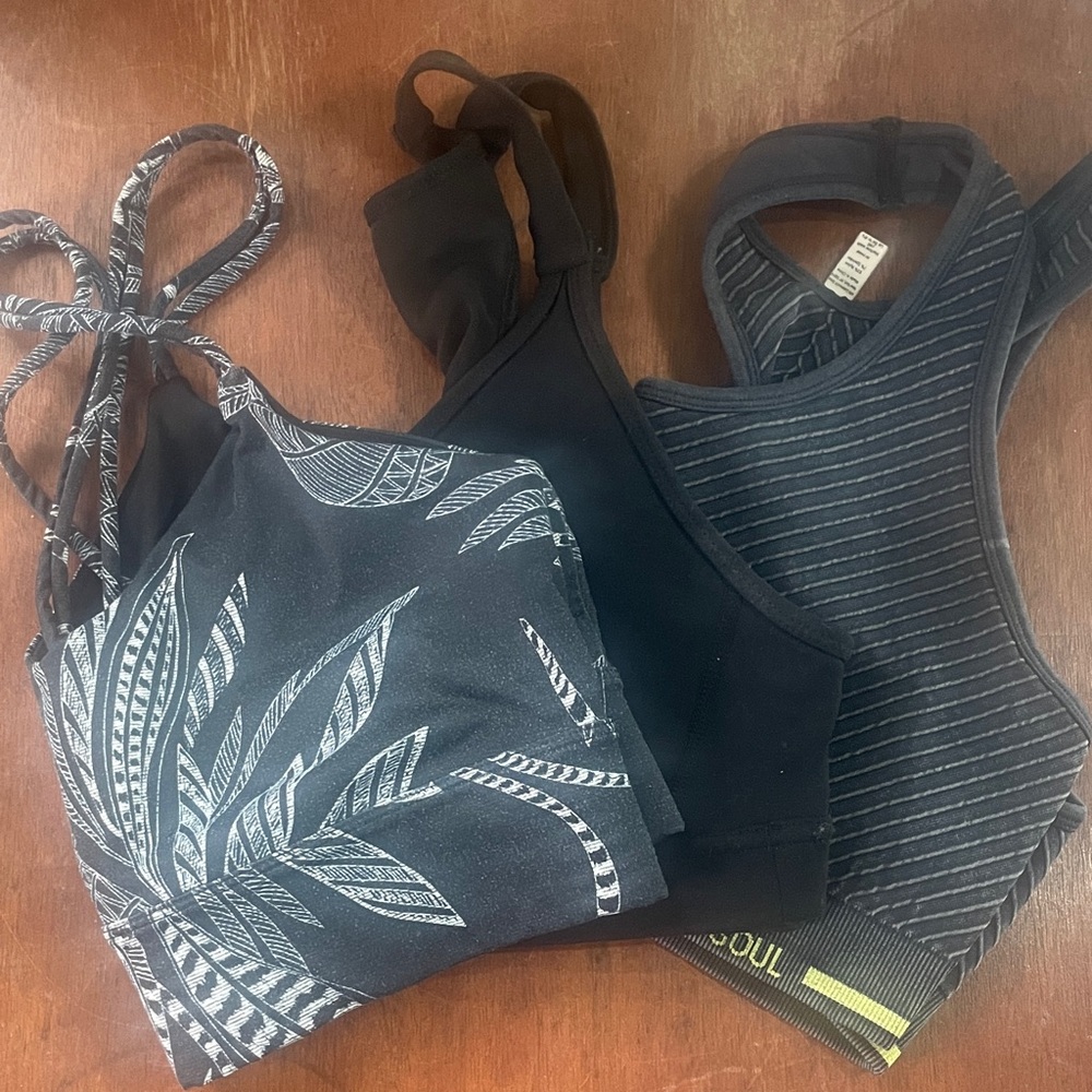 Black and Gray Sports Bra Pack